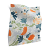 Wildflower Fabric in Blue/Tomato Image 1