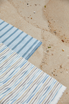 Garden Stripe Fabric in Gray/Blue Image 9