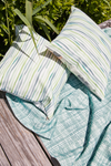 Garden Stripe Fabric in Leafy Green Image 5