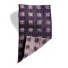 Gridded Ikat Fabric in Dark Plum Image 1