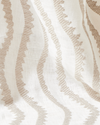 Notched Vines Fabric in Ivory/Gray Image 9