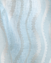 Notched Vines Fabric in Light Blue Image 5