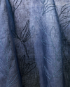 Linear Stem Fabric in Washed Navy Image 5