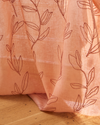 Linear Stem Fabric in Rose Image 4