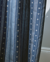 Budding Stripe Fabric in Ocean Blue Image 4