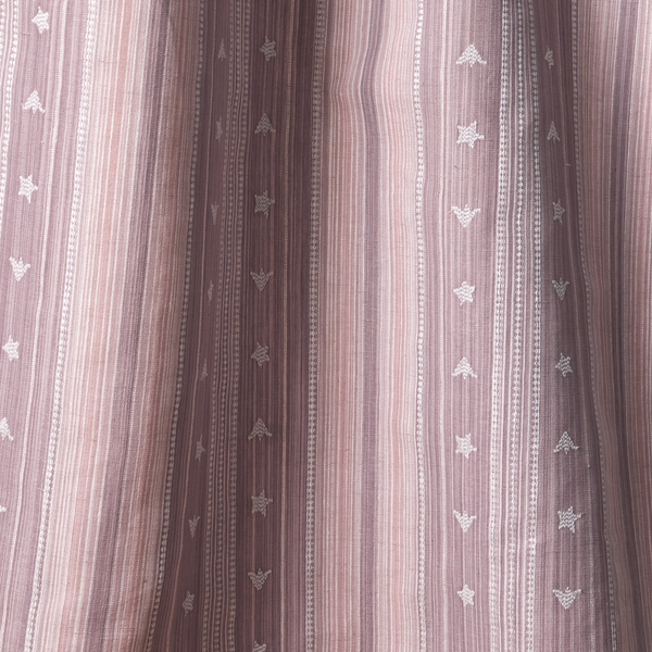 Budding Stripe Fabric in Lilac