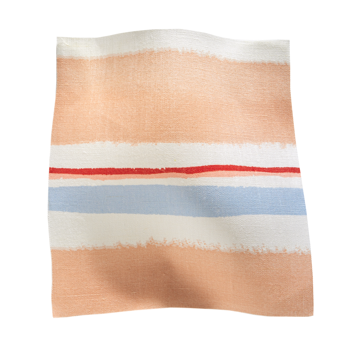 Summer Stripe Fabric in Multi Blush