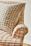 Mason Plaid Fabric in Peach/Rust Image 4