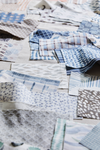 Mason Plaid Fabric in Blue/Tan Image 6