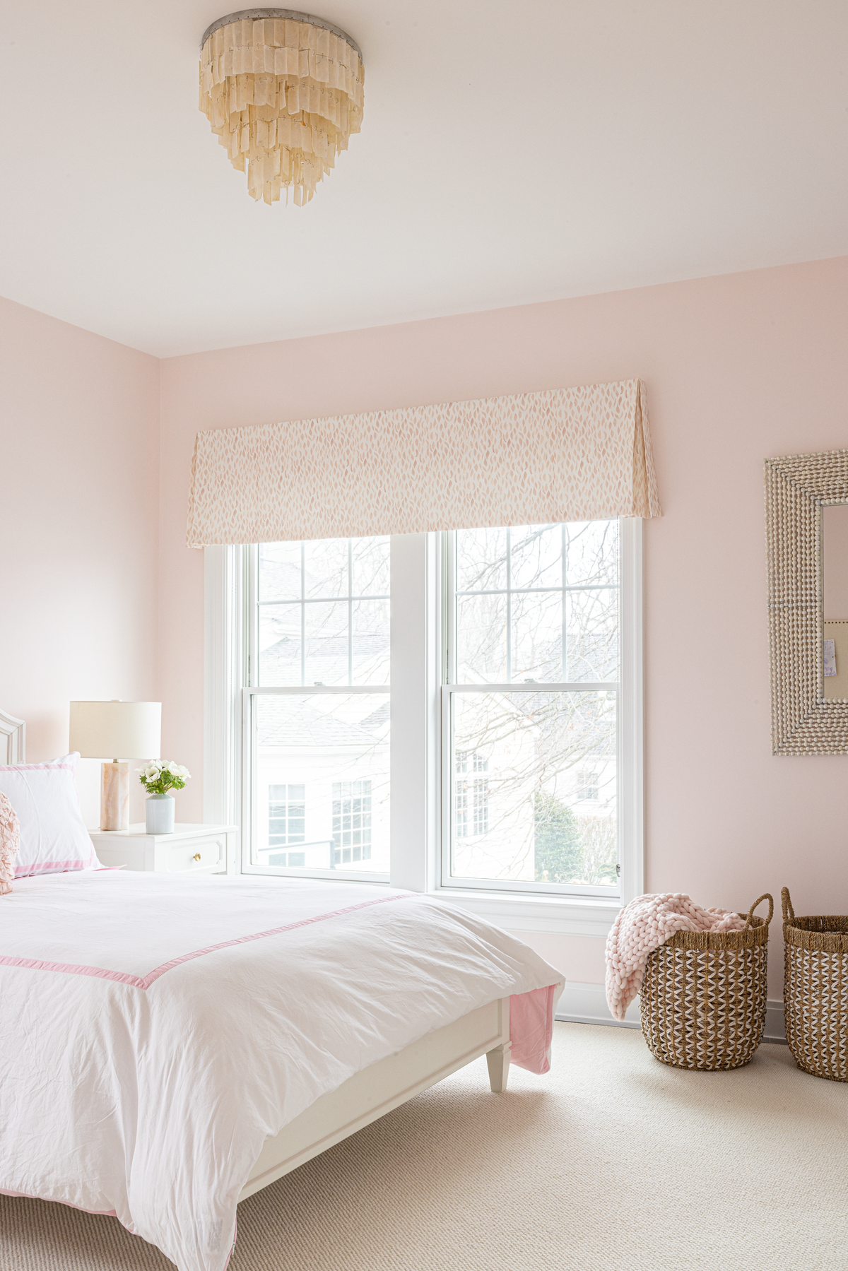 Petals Fabric in Blush