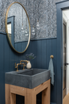 Speckled Wallpaper in Navy Image 2