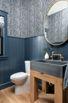 Speckled Wallpaper in Navy Image 3