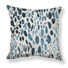 Blooms Pillow in Navy Image 1