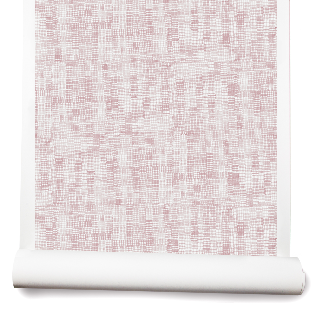 Hatchmarks Wallpaper in Pink