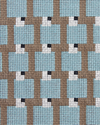 Blocks Fabric in Mist/Taupe Image 2