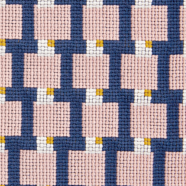 Blocks Fabric in Pink/Dusk
