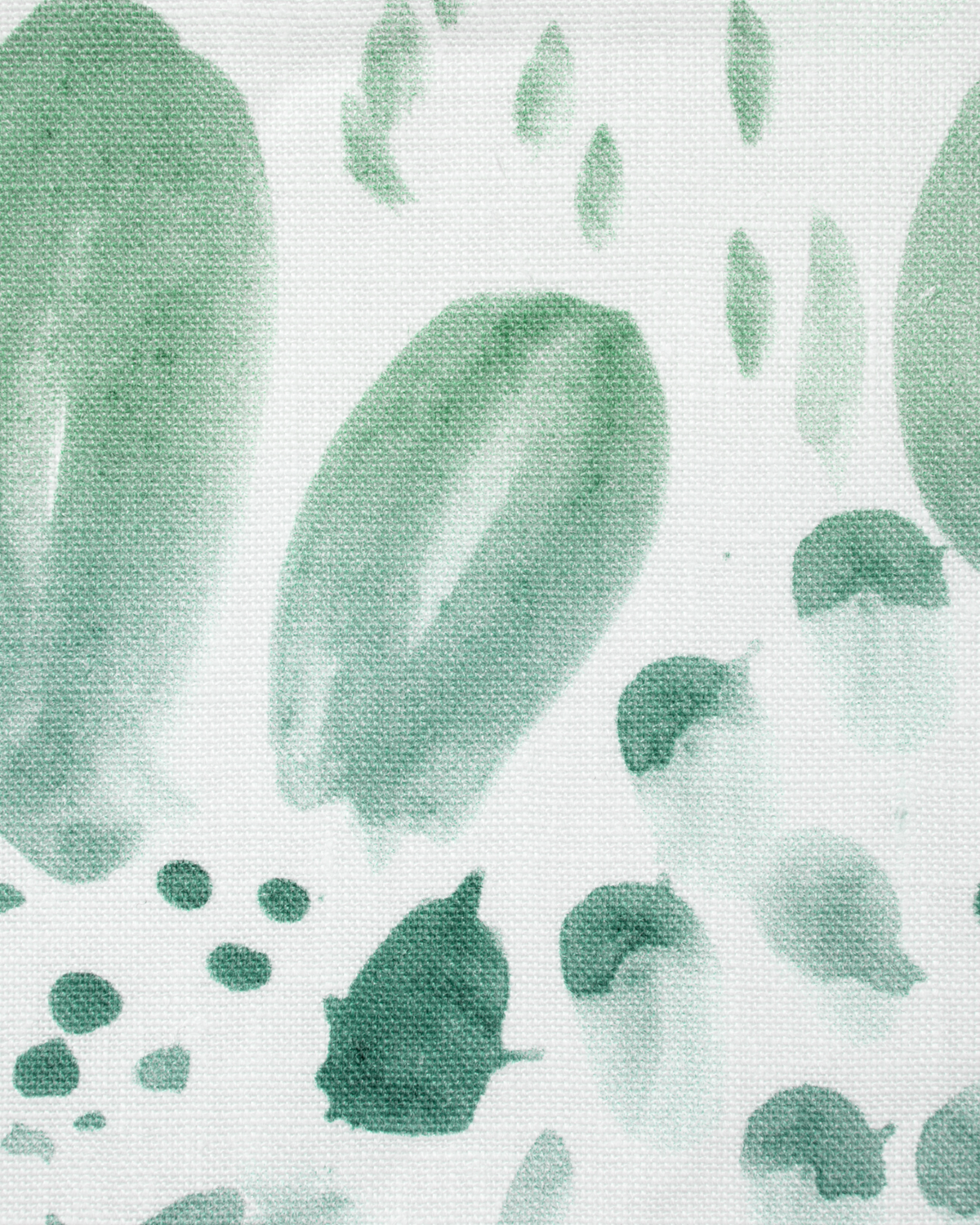 Blooms Fabric in Soft Green