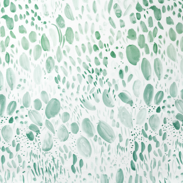 Blooms Fabric in Soft Green