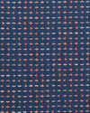 Briar Fabric in Navy/Coral Image 2