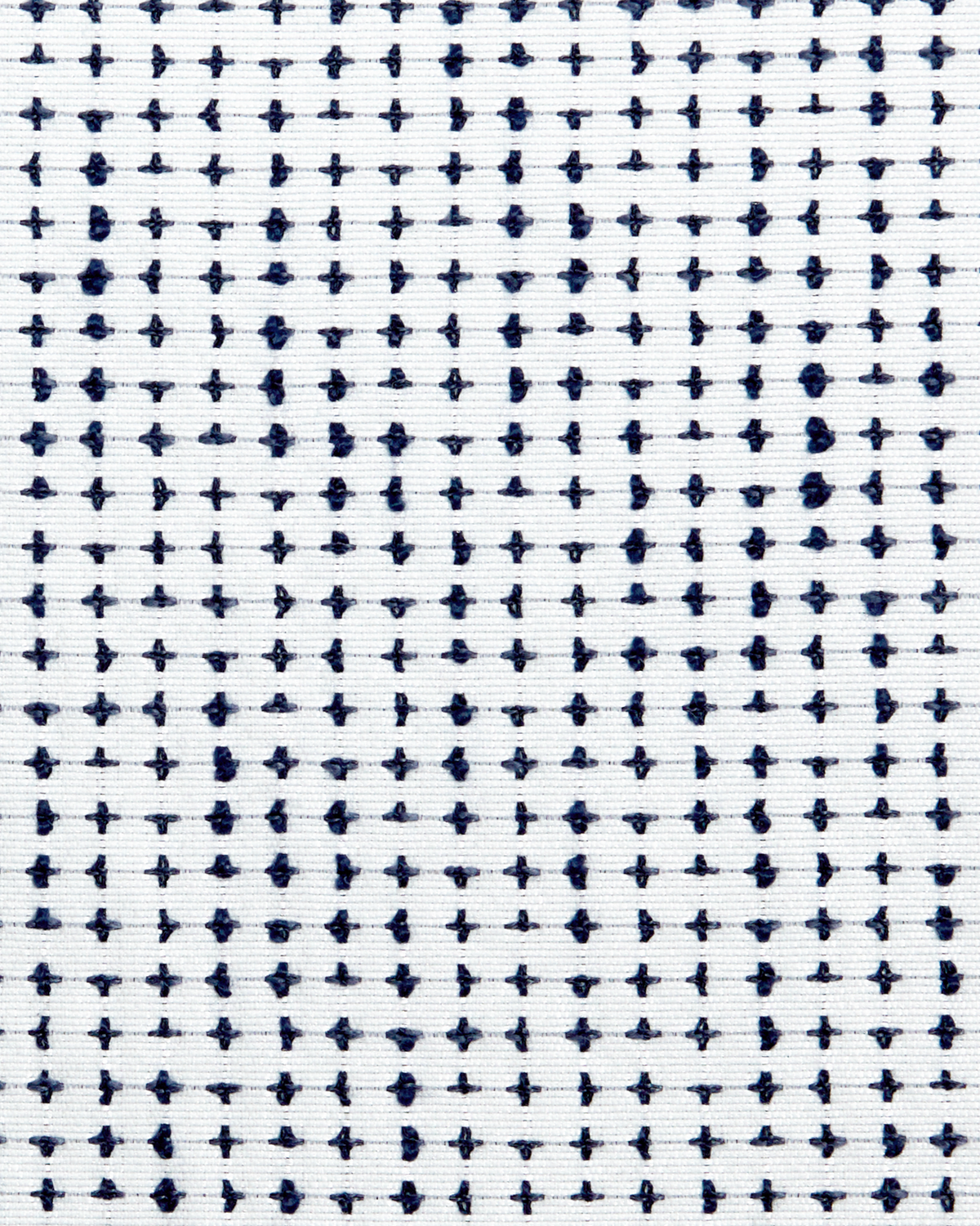 Briar Fabric in Snow/Navy