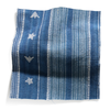 Budding Stripe Fabric in Ocean Blue Image 1