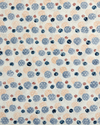 Dobler Dot Fabric in Peach/Blue Image 3