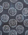 Dotted Floral Fabric in Navy Image 2