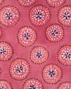 Dotted Floral Fabric in Ruby Image 2