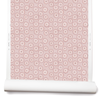 Dotted Floral Wallpaper in Pale Mauve Image 1