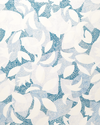 Dotted Leaves Fabric in Ocean Blues Image 3