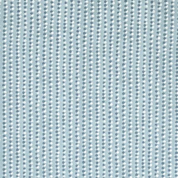 Dotted Lines Fabric in Light Blues