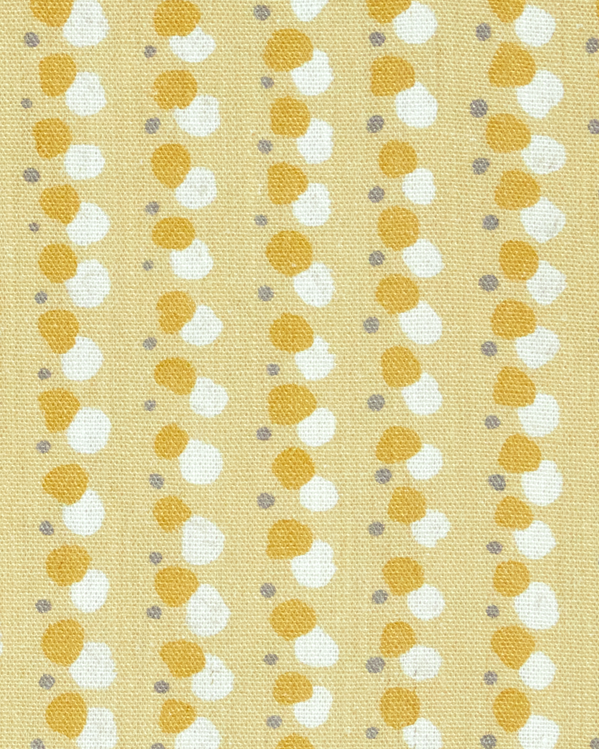 Dotted Lines Fabric in Yellow