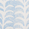 Dotted Palm Fabric in Blue Image 2