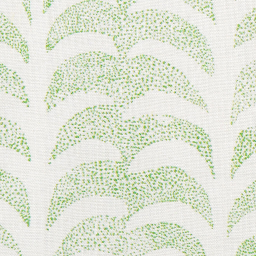 Dotted Palm Fabric in Leaf