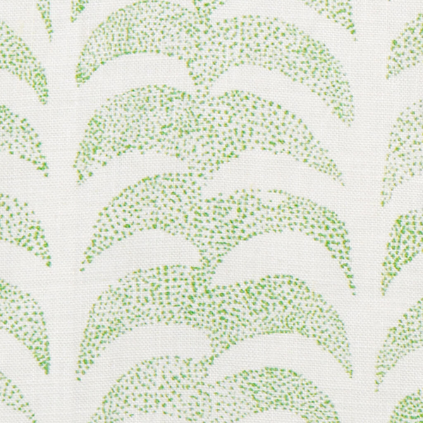 Dotted Palm Fabric in Leaf