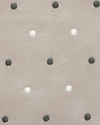 Embroidered Dots Fabric in Gray Image 2