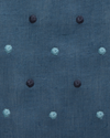 Embroidered Dots Fabric in Washed Navy Image 2