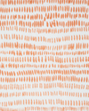 Dashes Fabric in Soft Tangerine Image 2