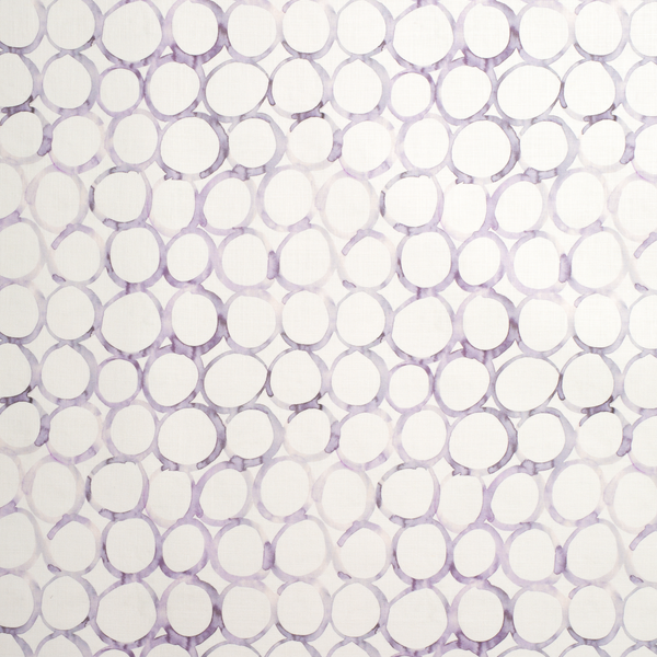 Interlocking Circles Fabric in Lilac