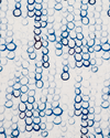 Looped Mini Circles Fabric in Cobalt Image 1