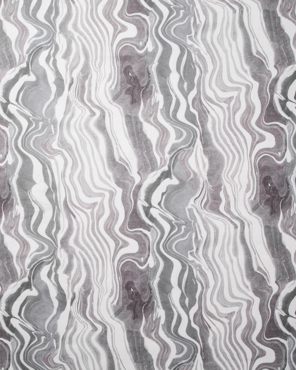 Marbled Stripe Fabric in Gray-Lilac