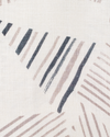 Mixed Stripe Fabric in Gray-Wood Image 2