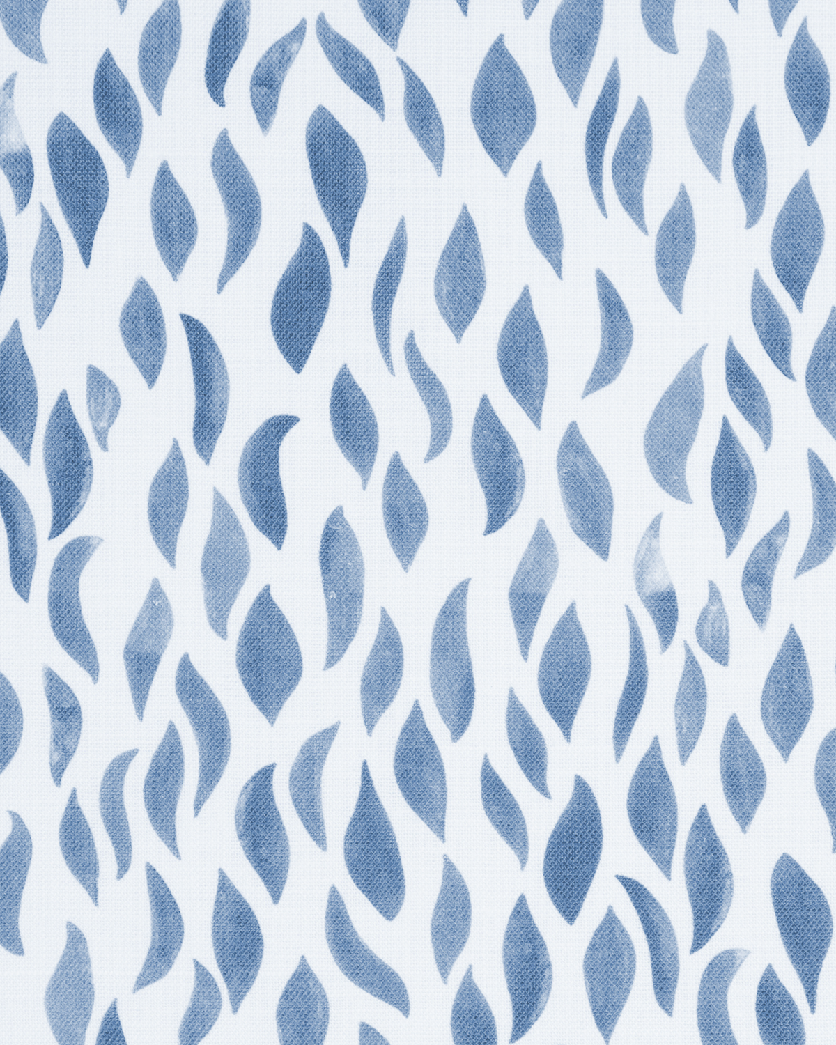 Petals Fabric in Ocean Blue
