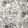 Floral Collage Fabric in Charcoal Black Image 2