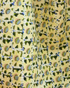 Floral Trellis Fabric in Yellow/Green Image 4