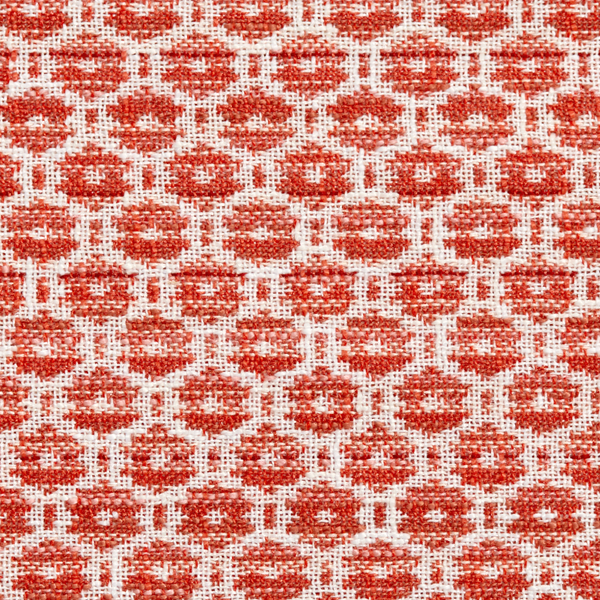 Floret Fabric in Coral