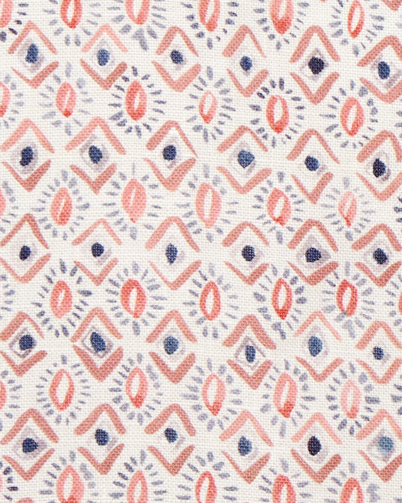Gems Fabric in Terracotta