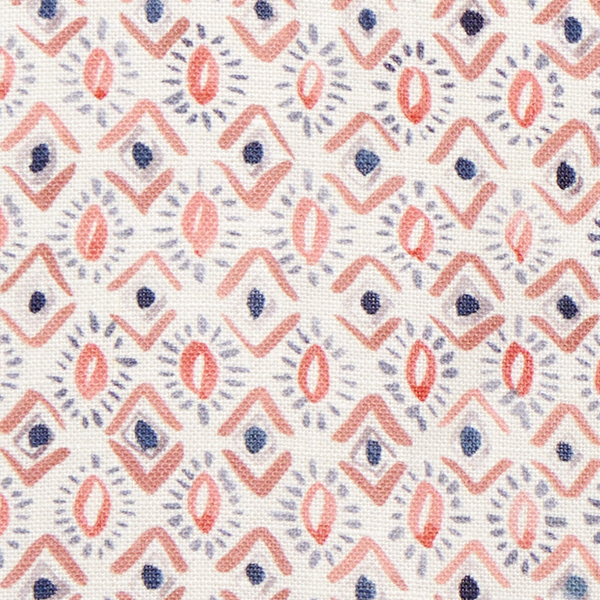 Gems Fabric in Terracotta