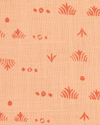 Grass Fabric in Peach/Tomato Image 2