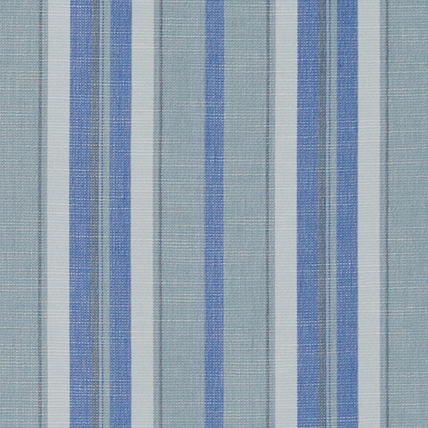 Howland Stripe Fabric in Ocean Blue